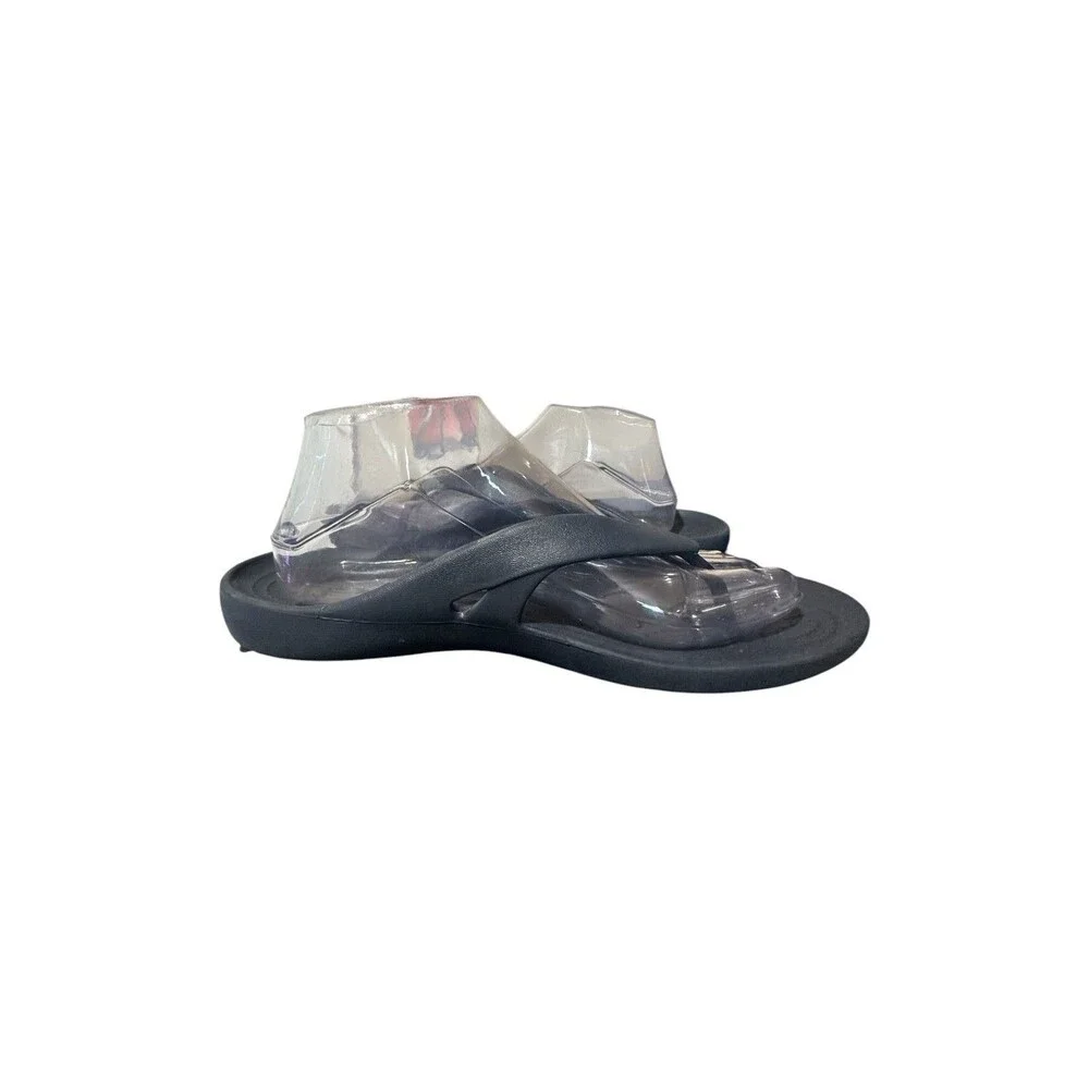 Crocs Sandals Womens 10 Kadee II Flip Flop Thong Navy Toe Post Casual 202492